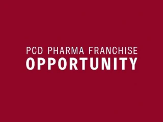 PCD Pharma Franchise Company