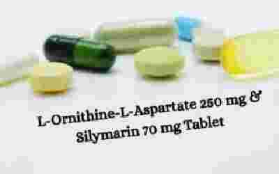 L-Ornithine-L-Aspartate 250 mg & Silymarin 70 mg Tablet Suppliers