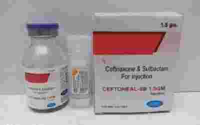 Ceftriaxone 1000 mg + Sulbactam 500mg injections