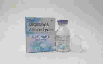 Cefoperazone 1000 mg + sulbactam 500 mg