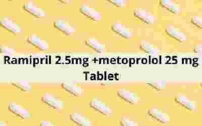 Ramipril 2.5mg +metoprolol 25 mg Tablet
