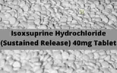 Isoxsuprine Hydrochloride (Sustained Release) 40mg Tablet
