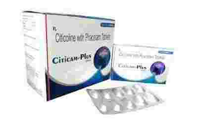 Citicoline sodium 500mg + piracetam 800mg tablets