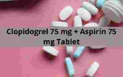 Clopidogrel 75 mg + Aspirin 75 mg Tablets