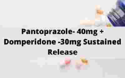 Pantoprazole- 40mg + Domperidone -30mg Sustained Release Capsule