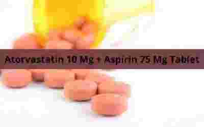 Atorvastatin 10 Mg + Aspirin 75 Mg Tablet