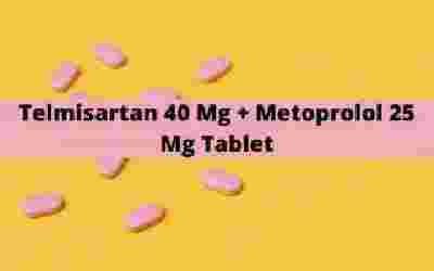 Telmisartan 40 mg + metoprolol 25 mg Tablet