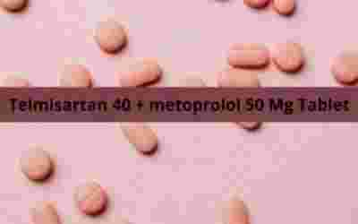 Telmisartan 40 + metoprolol 50 Mg Tablet