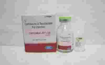 Ceftriaxone 1000 mg + Tazabactam 125 mg