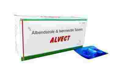 Albendazole 400mg + Ivermectin 6mg Tablet
