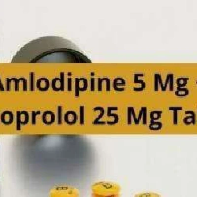 Amlodipine 5 Mg + Metoprolol 25 Mg Tablet