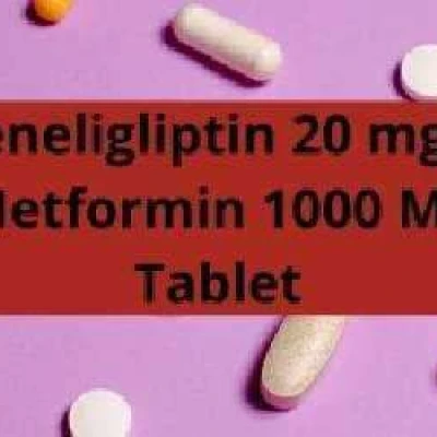 Teneligliptin 20 mg + Metformin 1000 Mg Tablet