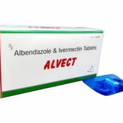 Albendazole 400mg + Ivermectin 6mg Tablet