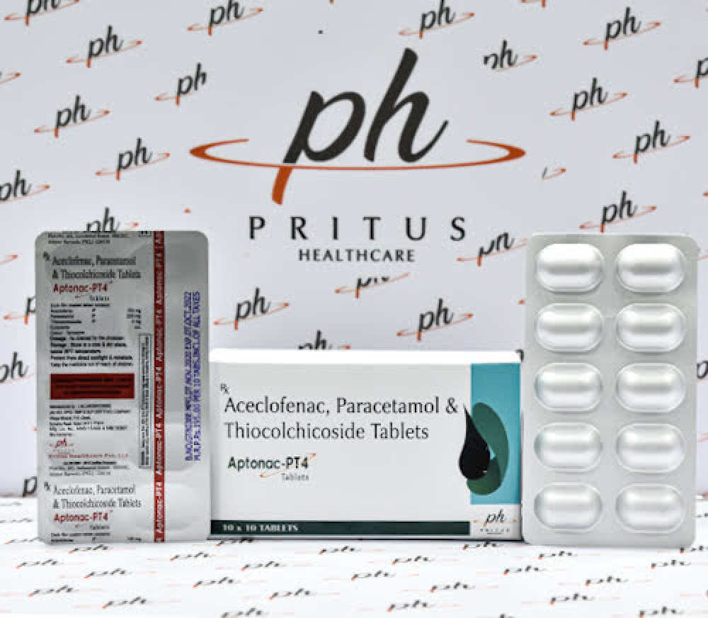 Allopathic PCD Pharma Franchise of Aceclofenac Paracetamol Thiocolchicoside