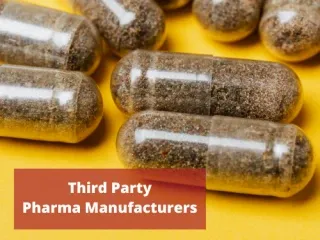Best Third-Party Manufacturing Company in India