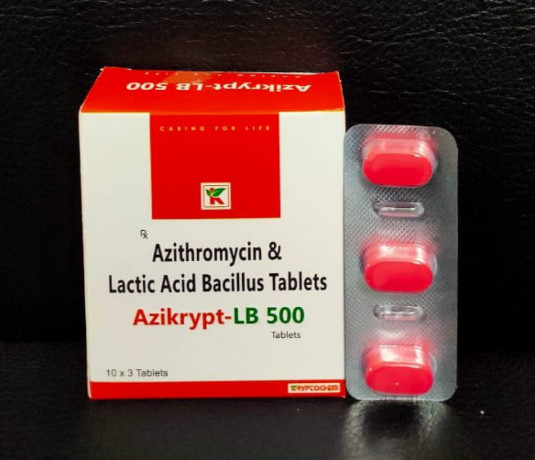 Azikrypt 500 Azithromycin 500 mg tablets pcd franchise company 1