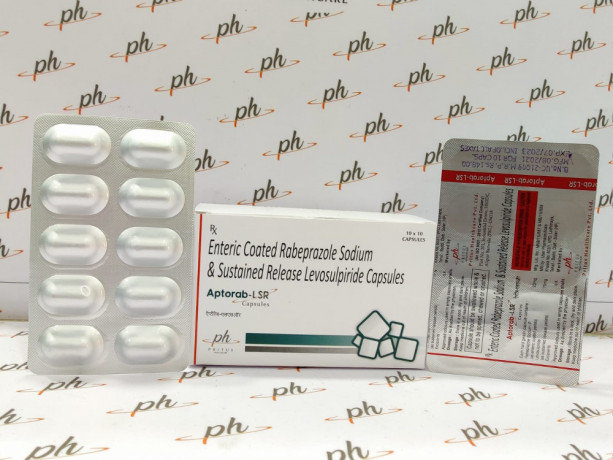 Ethical PCD Pharma Company for Rabeprazole 20mg + Levosulpiride 75mg SR Capsule 1