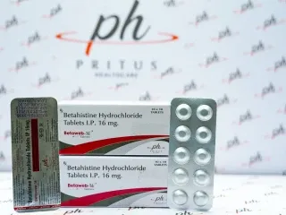 Pharma Company of Betahistine HCL 16mg Tablet
