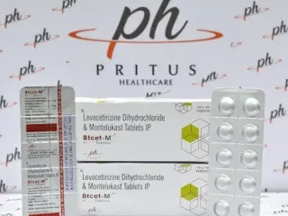 PCD Pharma Company for Montelukast Sodium 10mg Levocetirizine 5mg Tablet
