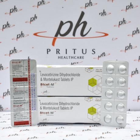 PCD Pharma Company for Montelukast Sodium 10mg Levocetirizine 5mg Tablet 1