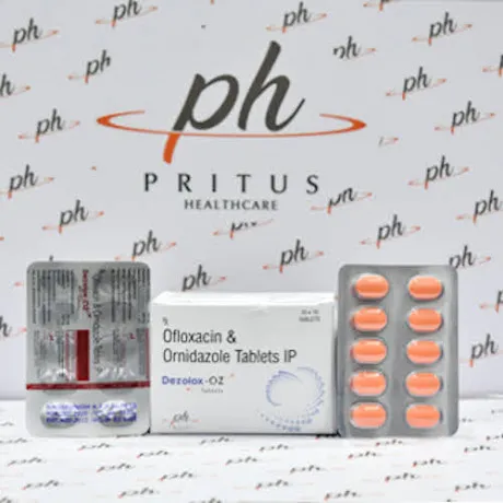 PCD Pharma Company for Ofloxacin 200mg Ornidazole 500mg Tablet 1