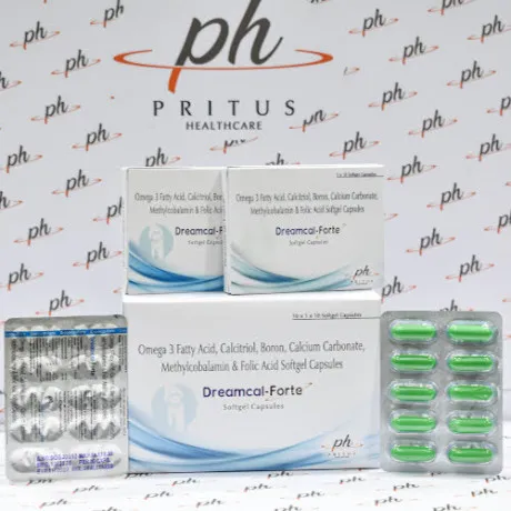PCD Company for Omega 3 Fatty Acid Methylcobalamin Calcitriol Calcium Carbonate Folic Acid Boron Softgel Capsule 1
