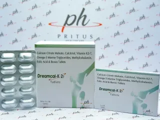 PCD Company for Calcium Citrate Malate+ Calcitriol + Vit. k2-7+ Omega 3 Marine + Docosahexaenoic Acid+ Methylcobalamin+ Folic Acid+ Boron Tablet