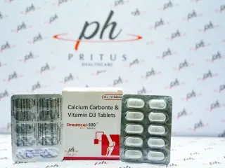 Ethical Base PCD Company for Calcium Carbonate 500mg Vitamin D3 250 IU Tablet