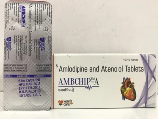 Amlodipine 5mg Atenolol 50mg Tablet