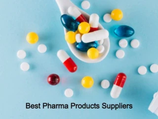Pharma Products Suppliers