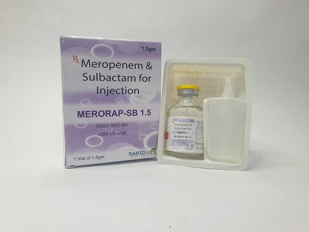 Meropanam 1000 Mg +Sulbactam 500 mg Injectables Manufactures & Suppliers