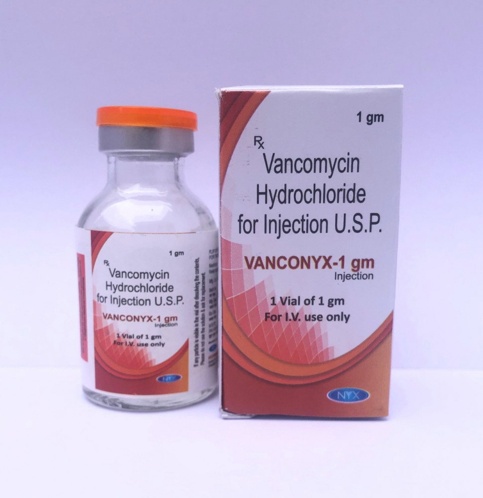 Vancomycin 1 Gm injectables PCD Pharma Franchise Suppliers & Manufacturers