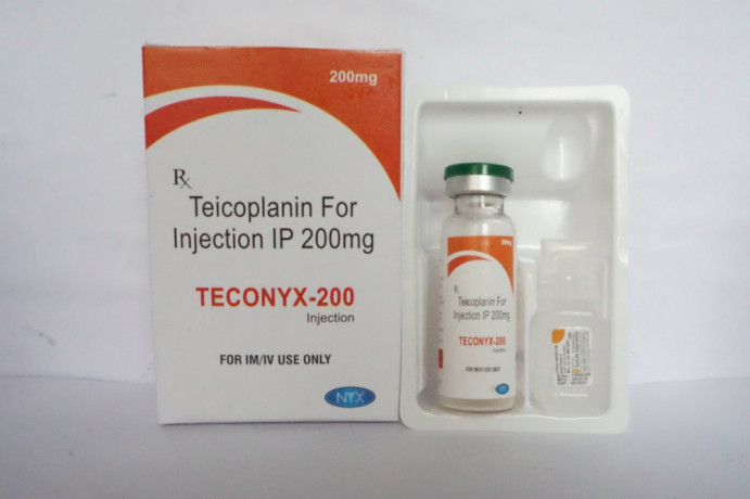 Teicoplanin 200 Mg Injections Pharma PCD Franchise Suppliers & Manufacturers in India 1
