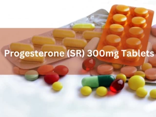 Progesterone sustained released 300mg tablets third party manufacturer