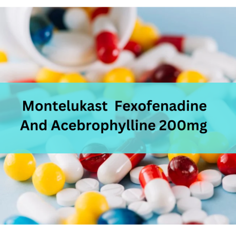 Third party manufacturers for Montelukast Fexofenadine and Acebrophylline 200mg Tablets 1