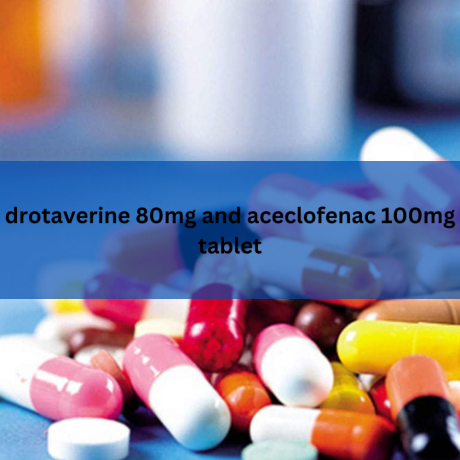 Drotaverine 80 mg and aceclofenac 100 mg Tablet Third party Manufacturers 1