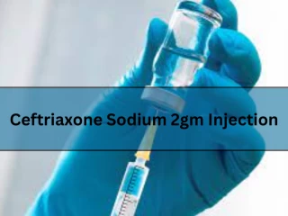 Ceftriaxone Sodium 2 gm Injection Third Party Manufacturers and Suppliers