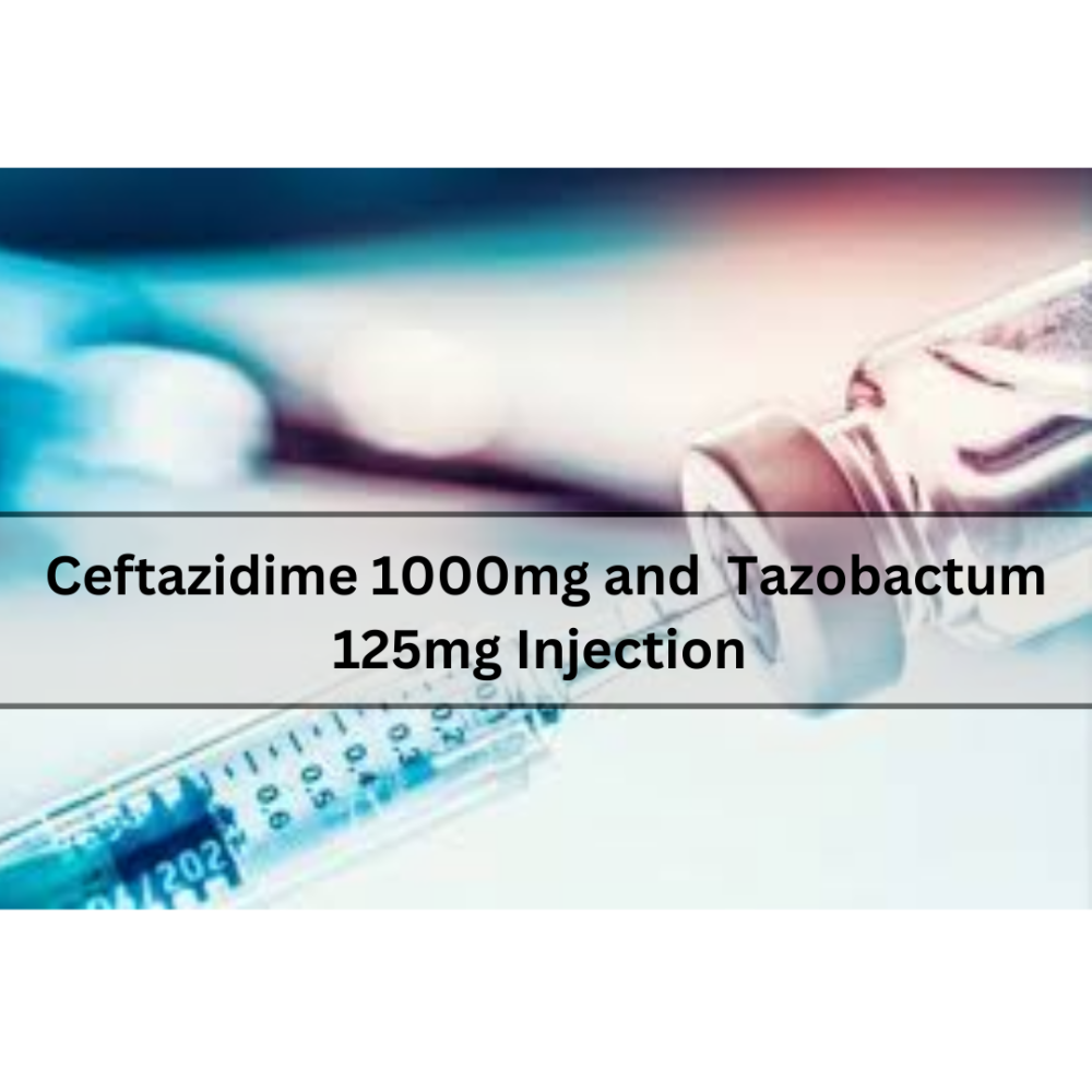 Ceftazidime 1000mg And Tazobactum 125 mg Injections Third party Manufacturers