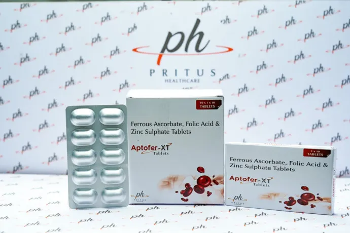 Ferrous Ascorbate Folic Acid Zinc Tablet ethical pcd third party quality manufacturing 1