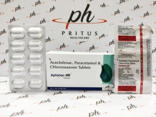 Aceclofenac Paracetamol Chlorzoxazone Tablet pcd third party manufacturing