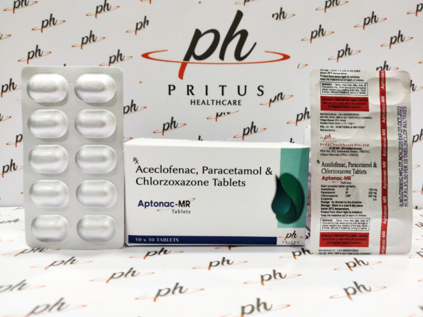 Aceclofenac Paracetamol Chlorzoxazone Tablet pcd third party manufacturing 1