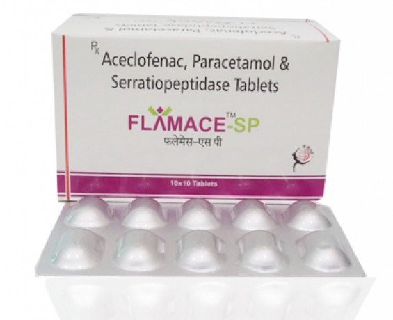 Aceclofenac 100 Mg Paracetamol 325 Mg Seratiopeptidase 15 Mg 1