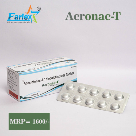 Thiocolchicoside 4 mg+Aceclofenac 100mg Tablet 1