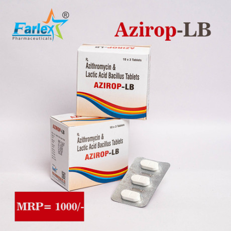 Azithromycin 500mg with Lactic Acid Bacillus Tablet 1