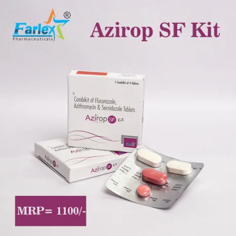 Combikit Of Fluconazole 150mg , Azithromycin 1gm ,Secnidazole 1gm tablet 1