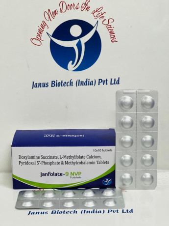 PCD FRANCHISE & THIRD PARTY MANUFACT DOXYLAMINE SUCCINATE,L-METHYFOLATE CALCIUM , PYRIDOXAL 5'- PHOISPPHATE & METHYLCOLBALAMIN TABLETS 1