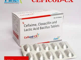 Cefixime 200mg + Cloxacillin 500mg & lactic acid bacillus tablets manufacturers & suppliers & exporters
