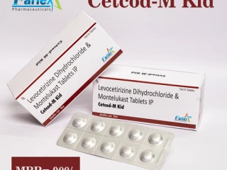 Montelukast Sodium 4mg + Levocetirizine HCI 2.5 mg Tablet Manufacturer supplier and exporter