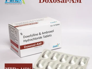 Doxofylline 400 mg + Ambroxol Hydrochloride 30 mg Tablet Manufacturer supplier and exporter
