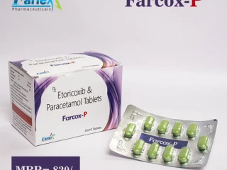 Etoricoxib 60MG+Paracetamol 325mg tablet Manufacturer supplier and exporter
